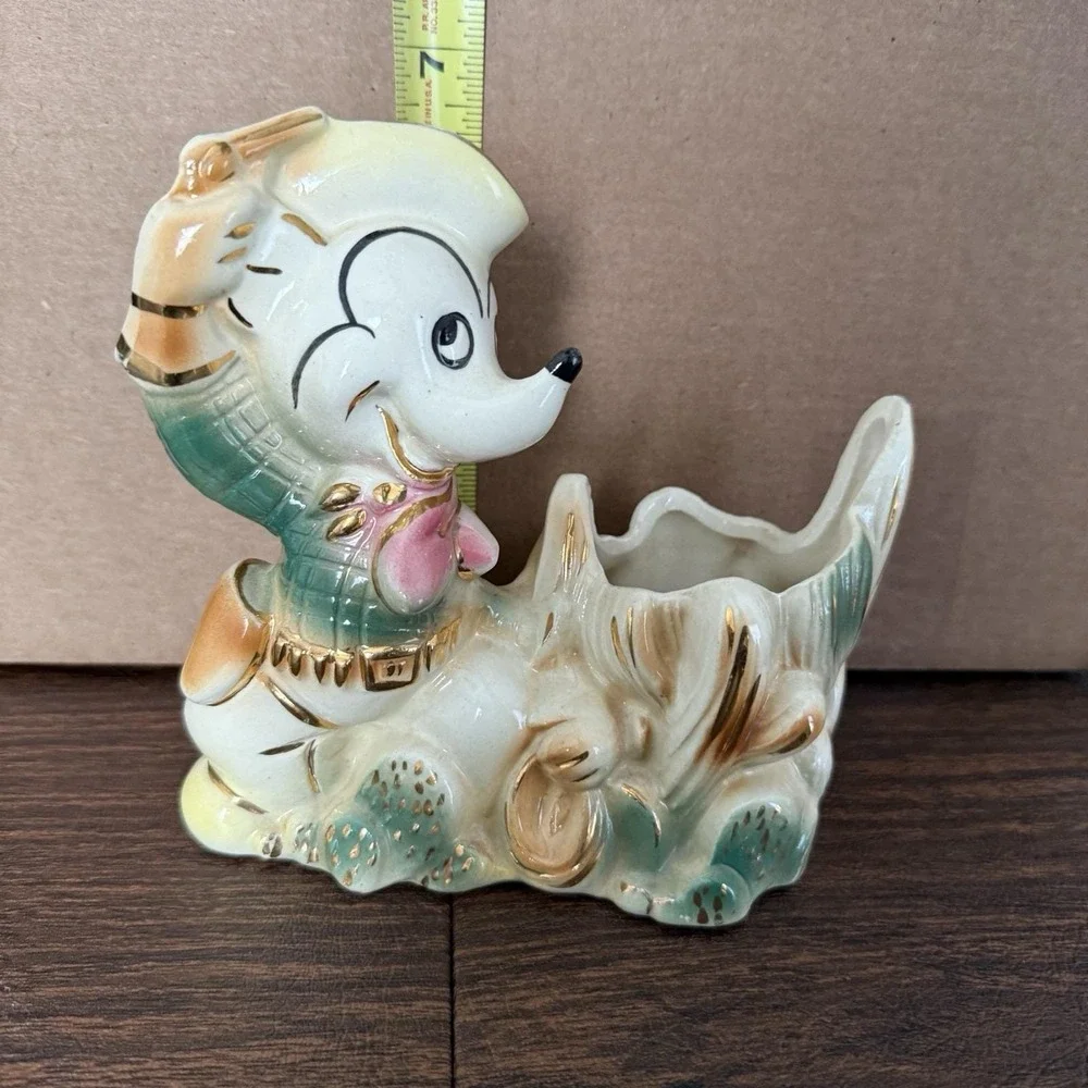 Vintage Mickey Mouse Planter Approx‎ 7